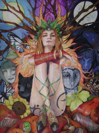 aquarel fantasy schilderij