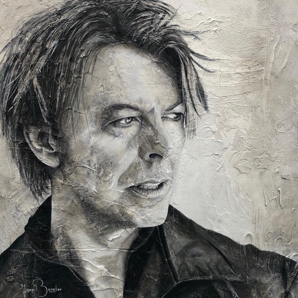 portret van David Bowie