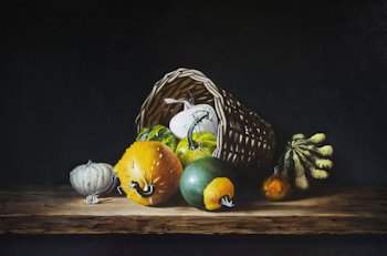 realistisch olieverf schilderij