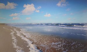 zeezicht olieverf schilderij